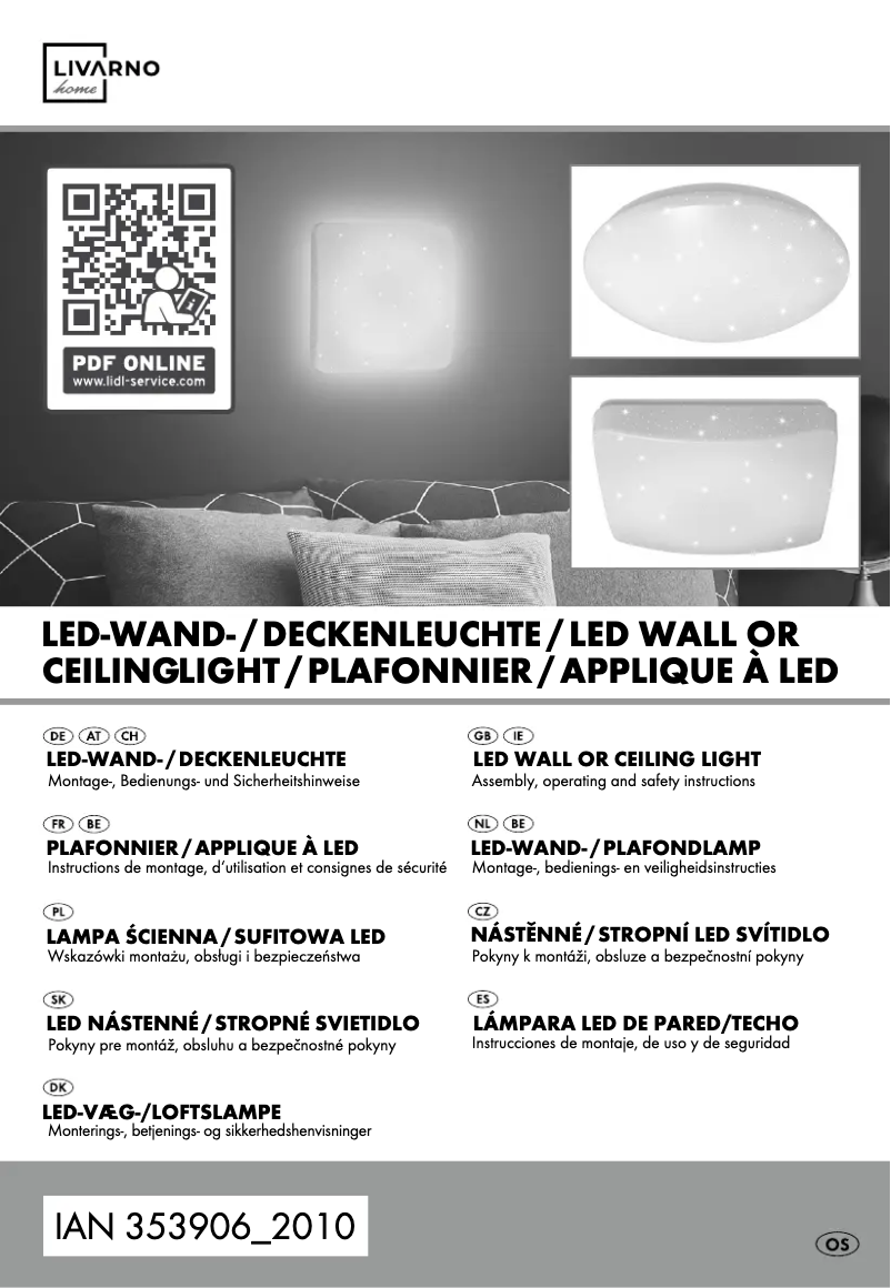 Image de la première page du manuel de l'appareil IAN 353906