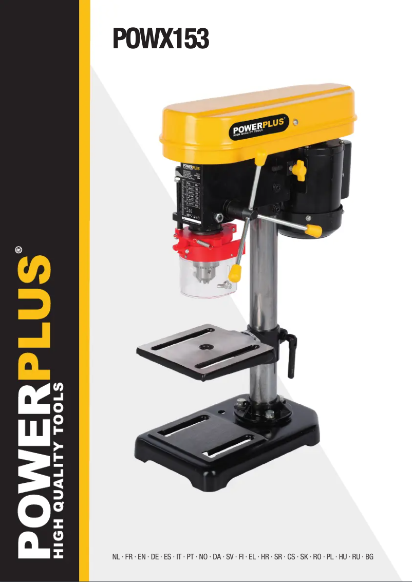 Page n°1 - Manuel utilisateur PowerPlus POWX153