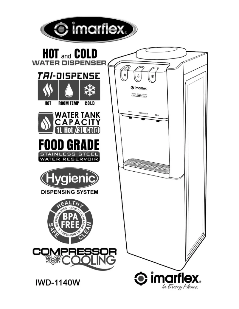 Image de la première page du manuel de l'appareil IWD-1140W