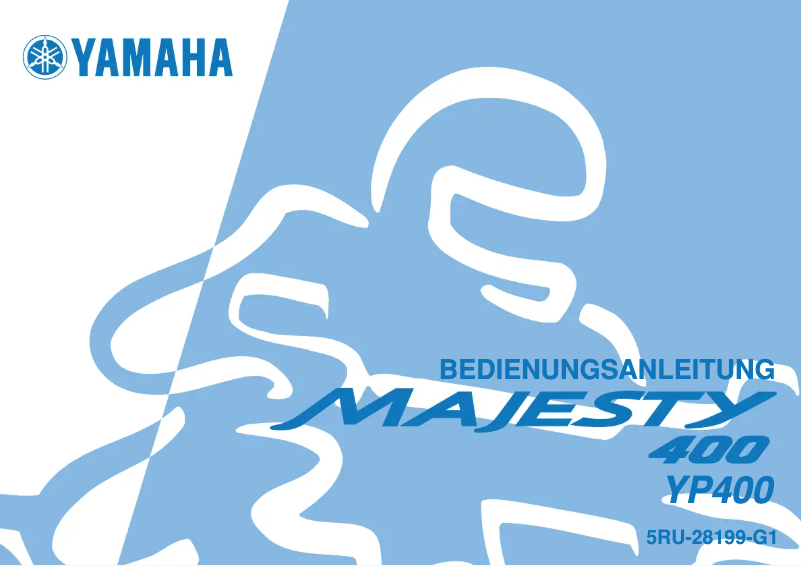 Page 1 de la notice Manuel utilisateur Yamaha Majesty400 (2005)