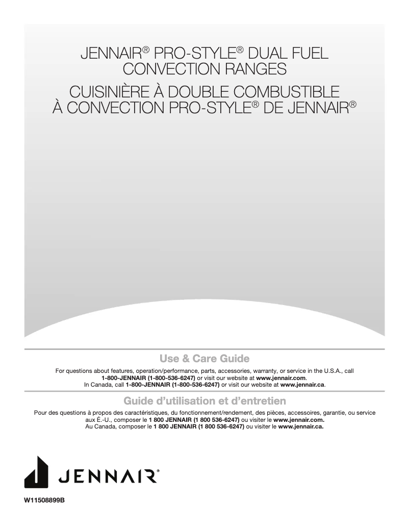 Page 1 de la notice Manuel utilisateur Jenn-Air JDRP648HL