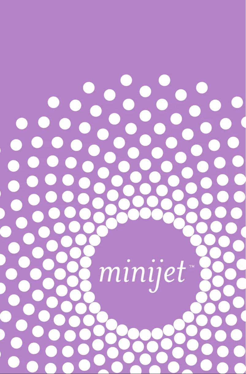 Page n°1 - Manuel utilisateur Rainbow MiniJet E2