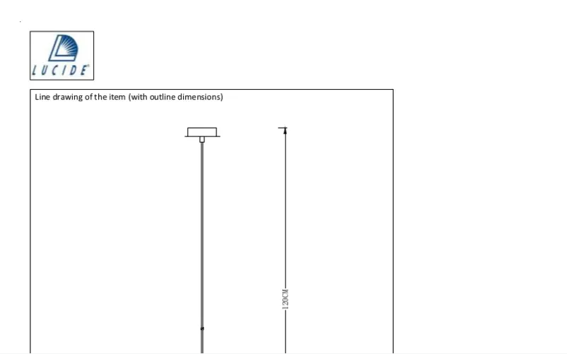 Page 1 de la notice Manuel utilisateur Lucide Deborah