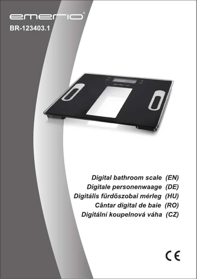 Page n°1 - Manuel utilisateur Emerio BR-123403