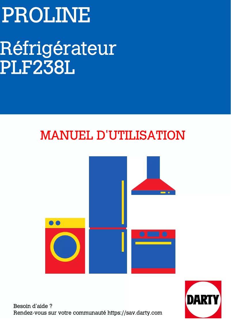 Image de la première page du manuel de l'appareil PLF238L
