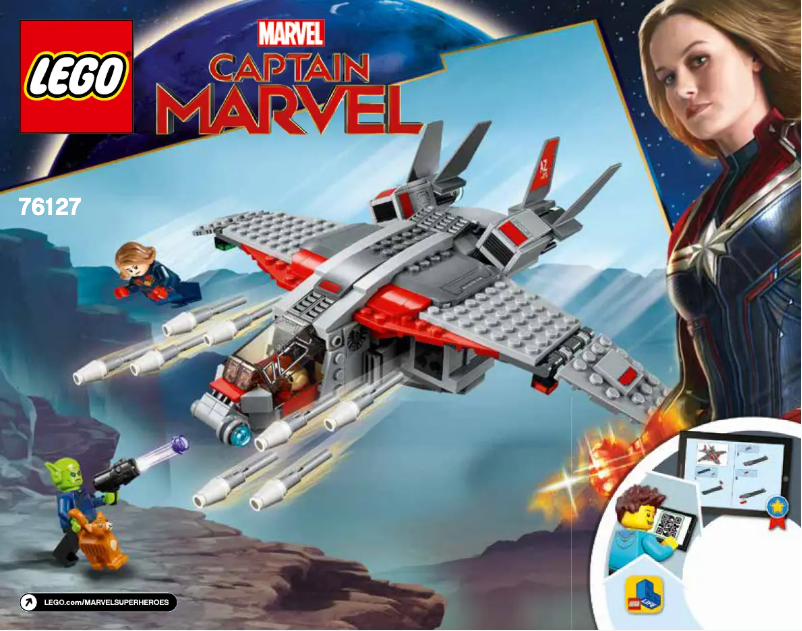 Image de la première page du manuel de l'appareil Marvel Super Heroes 76127