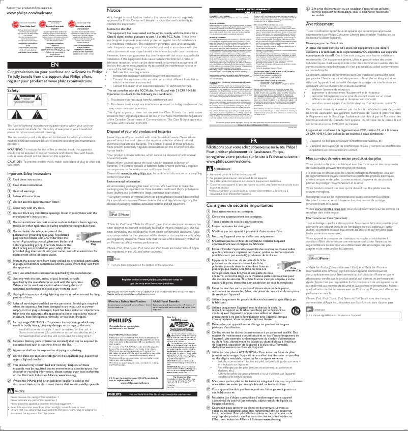 Image de la première page du manuel de l'appareil DS3020