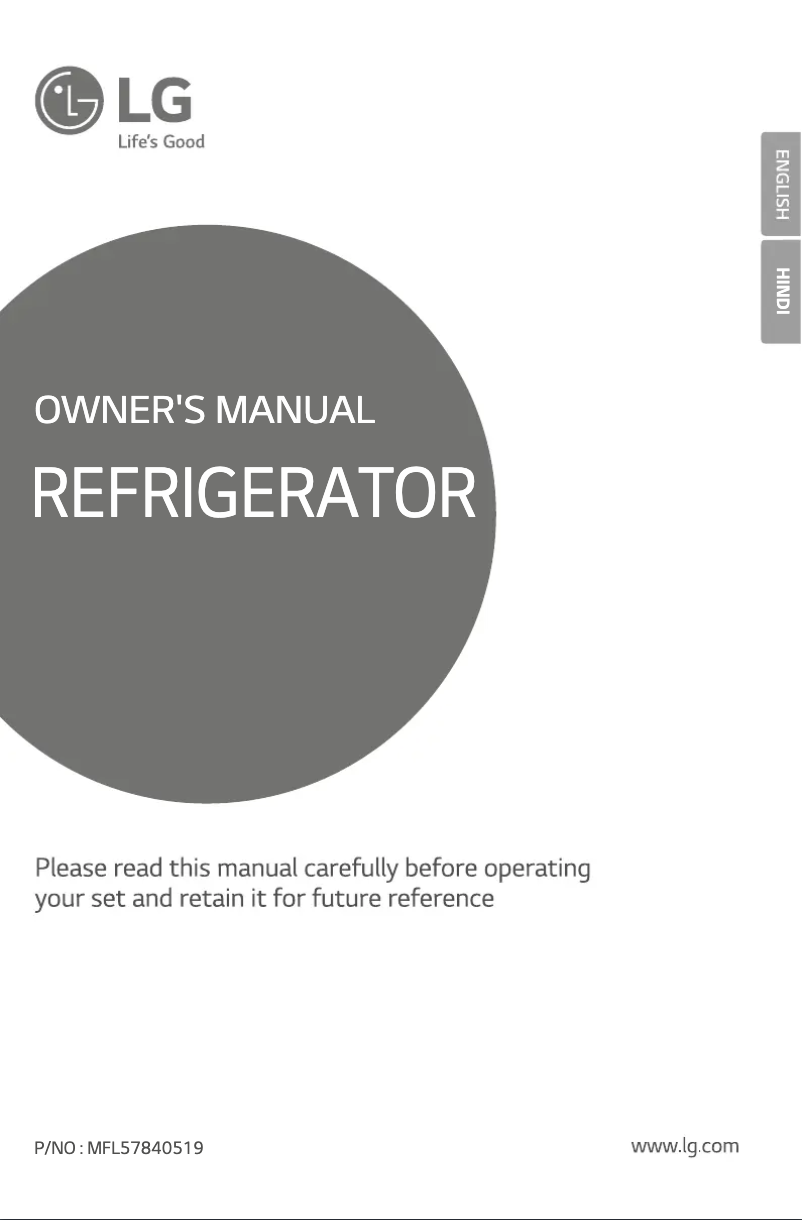 Imagen de la primera página del manual del dispositivo GL-B332SLTL