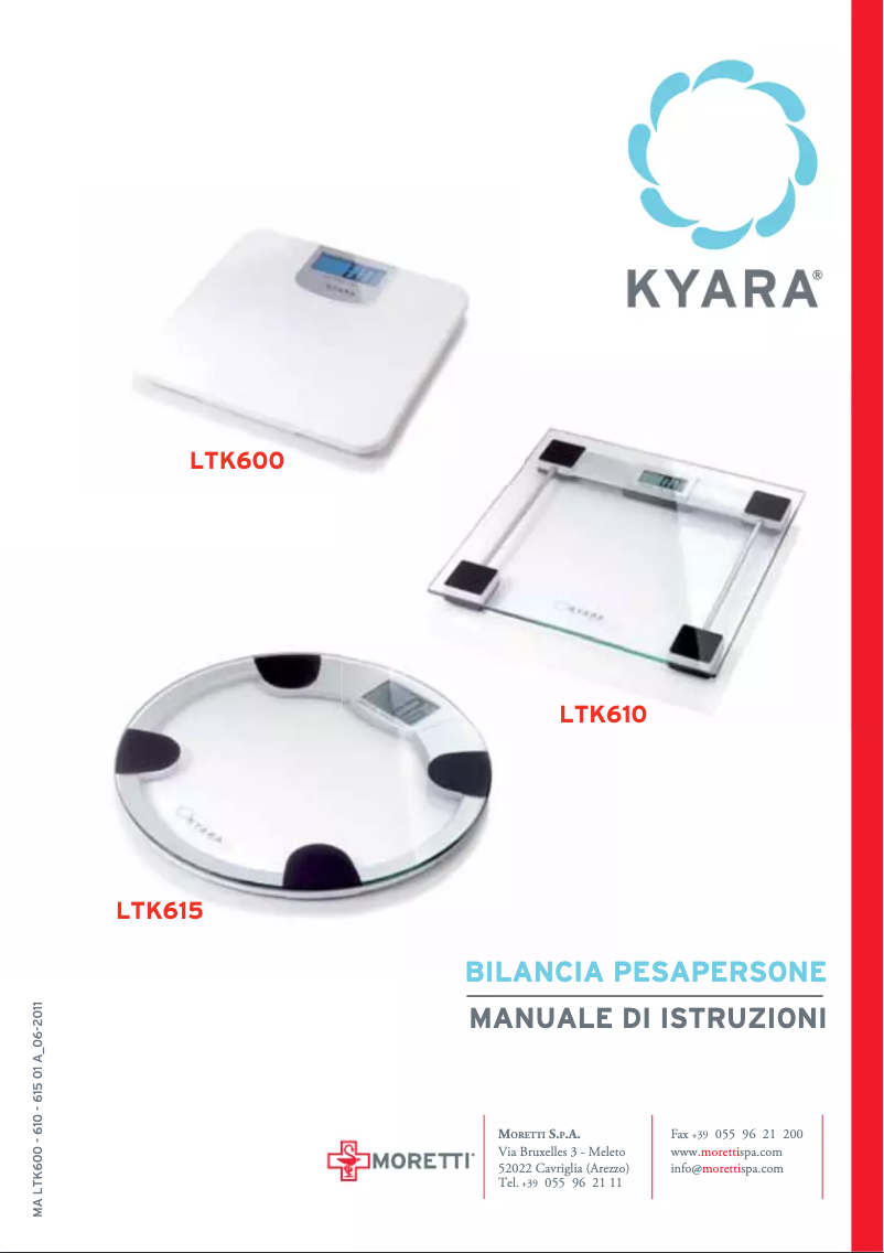Image de la première page du manuel de l'appareil LTK600
