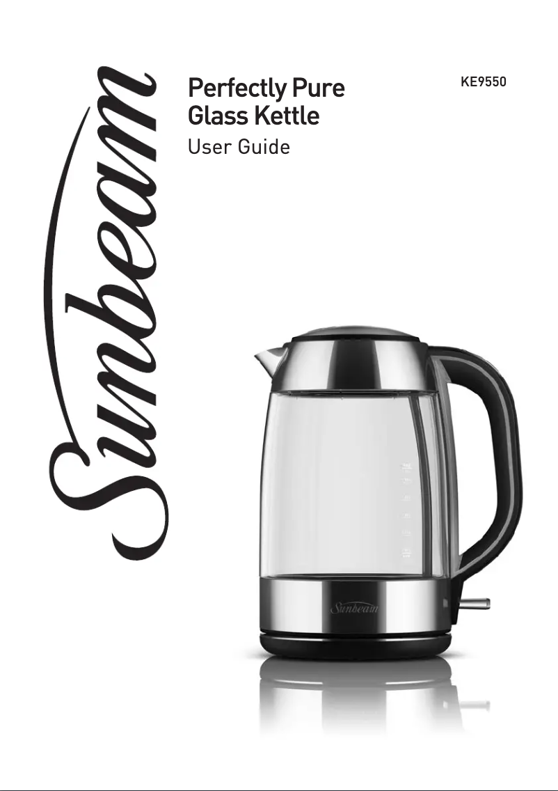 Image de la première page du manuel de l'appareil KE9550