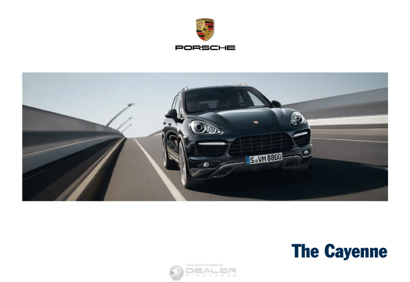 Página 1 del manual Manual de usuario Porsche Cayenne (2014)