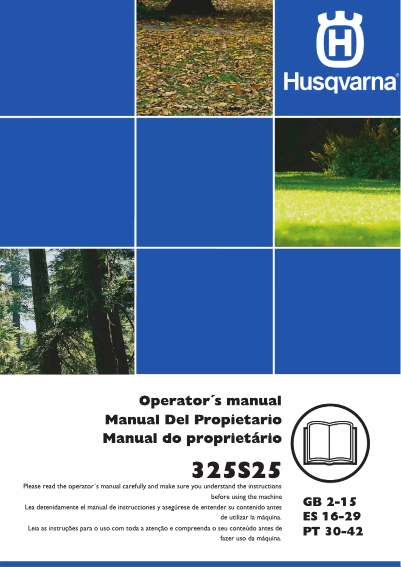 Page n°1 - Manuel utilisateur Husqvarna 325S25