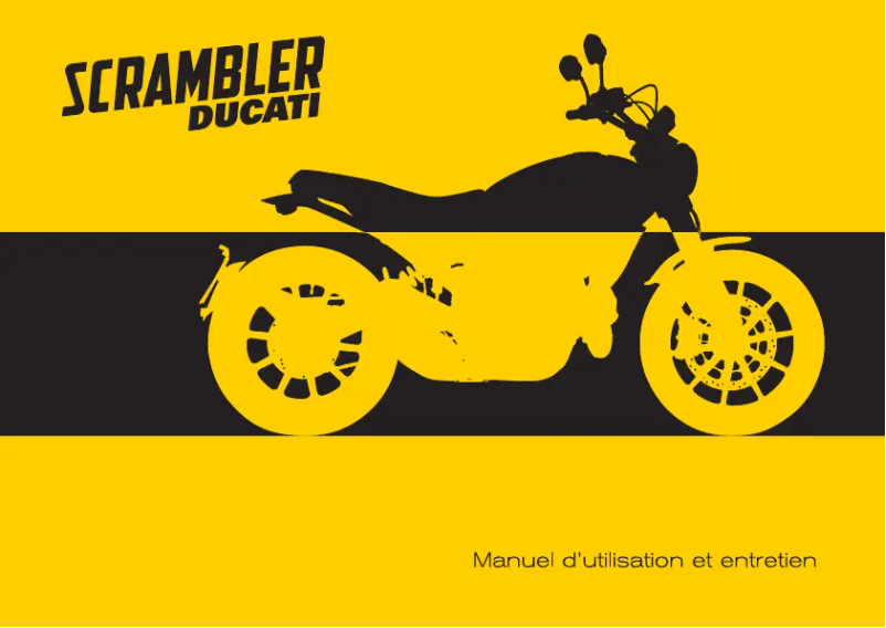 Page 1 de la notice Manuel utilisateur Ducati Street Classic (2018)