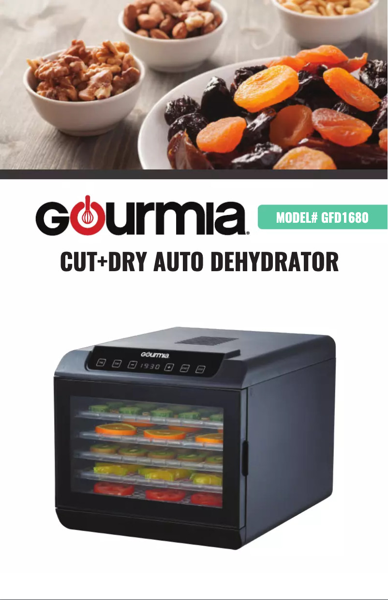 Page 1 de la notice Manuel utilisateur Gourmia GFD1680