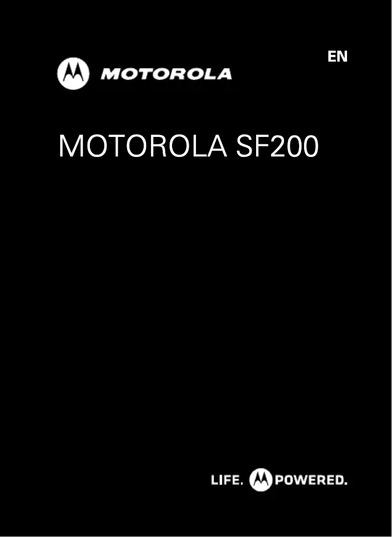 Page 1 de la notice Guide d'installation Motorola MOTOACTV