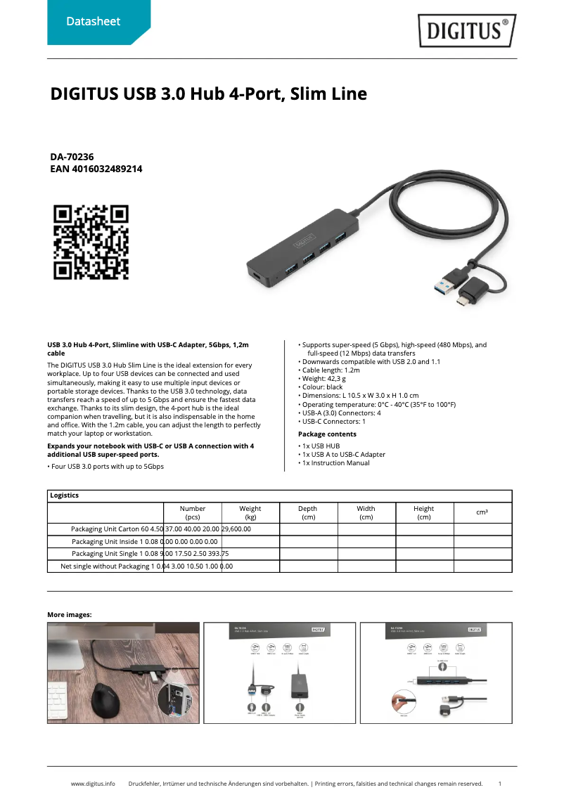 Image de la première page du manuel de l'appareil DA-70236