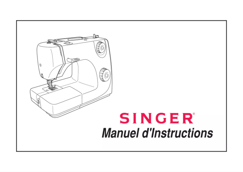 Page n°1 - Manuel utilisateur Singer Smart II