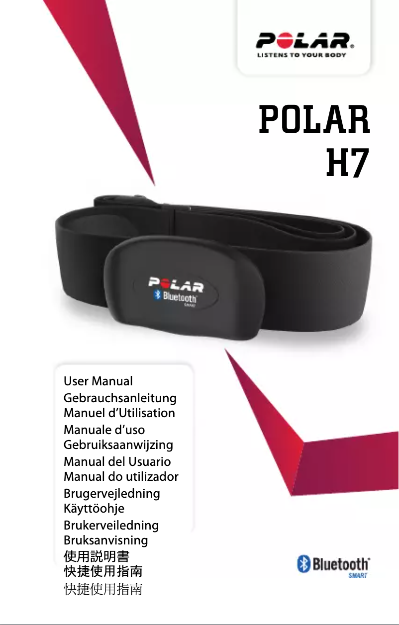 Page n°1 - Manuel utilisateur Polar H7