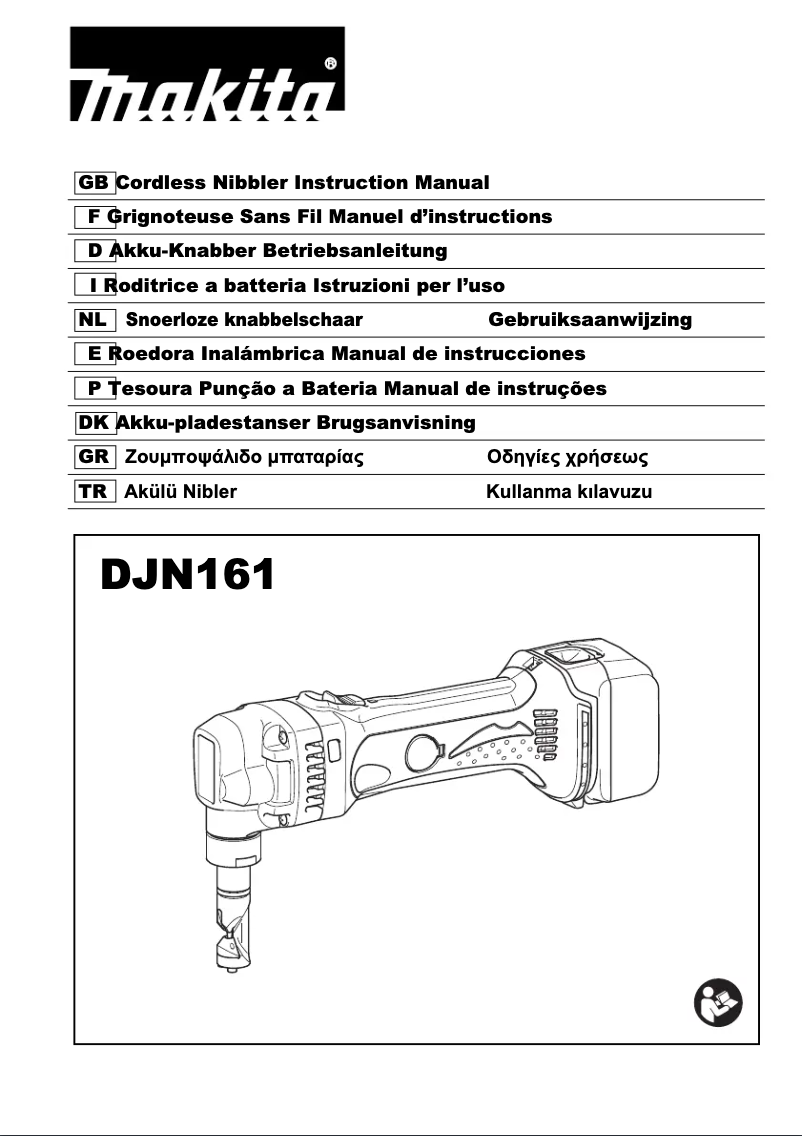 Page n°1 - Fiche technique Makita DJN161Z