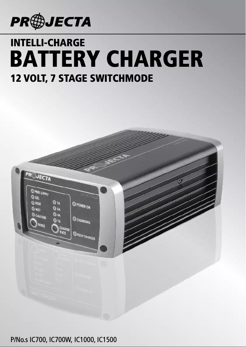 Page 1 de la notice Manuel utilisateur Projecta IC1000