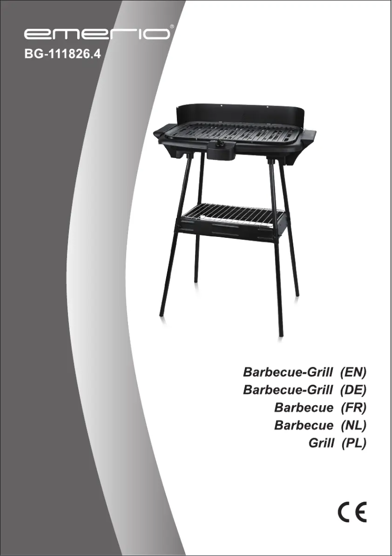 Page n°1 - Manuel utilisateur Emerio BG-111826