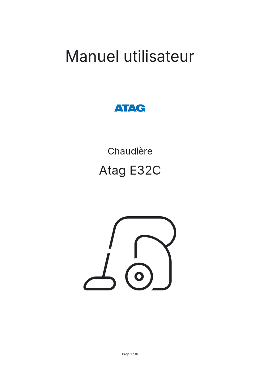 Image de la première page du manuel de l'appareil E32C