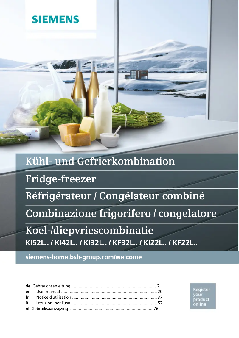 Image de la première page du manuel de l'appareil MKK22LAD4A