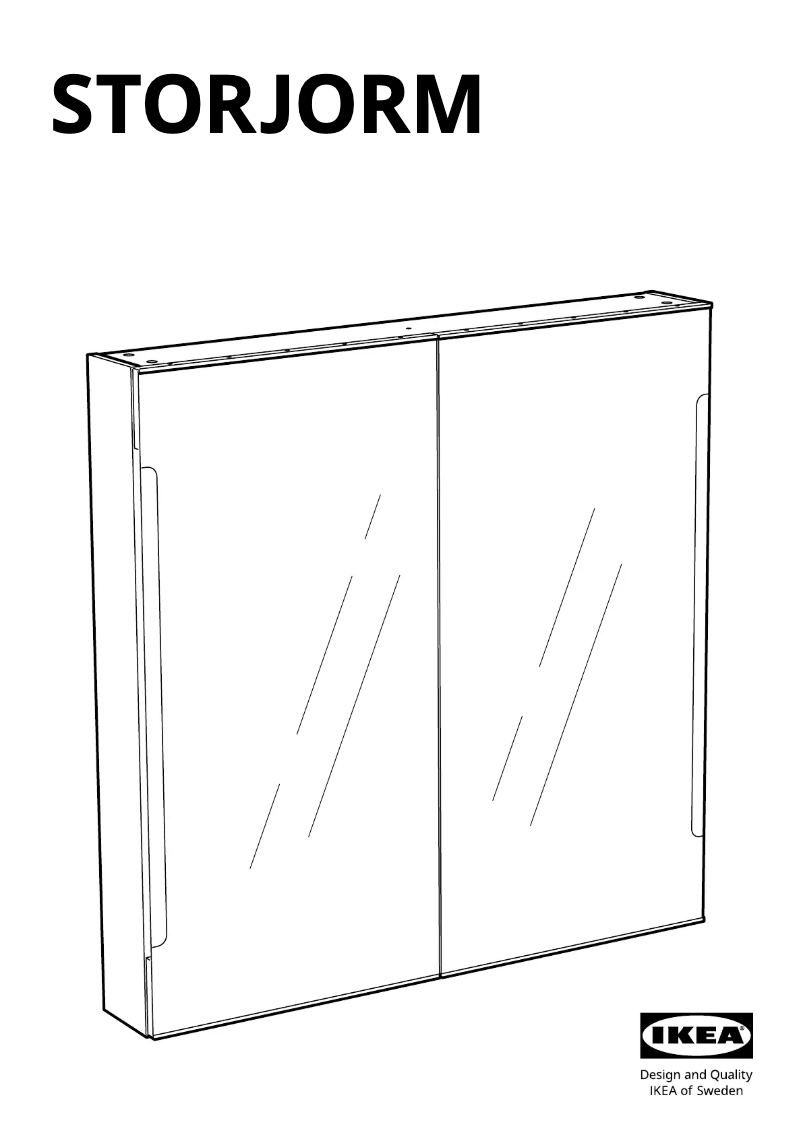 Page 1 de la notice Manuel utilisateur Ikea STORJORM 602.500.72