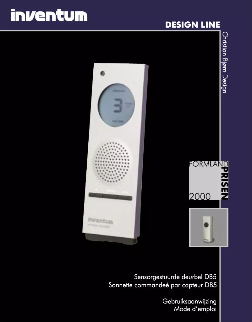 Page n°1 - Manuel utilisateur Inventum DB5