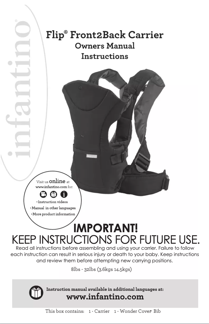 Page n°1 - Manuel utilisateur Infantino Flip