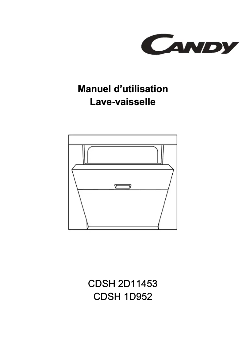 Page n°1 - Manuel utilisateur Candy CDSH 1D952