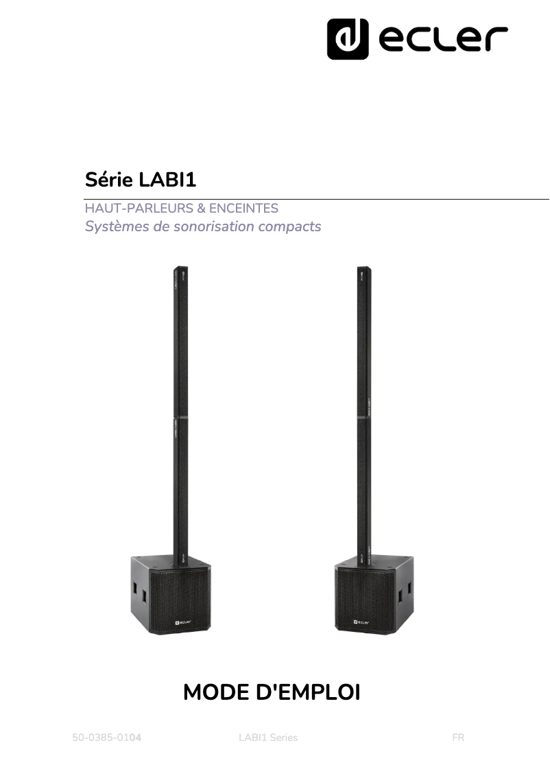 Imagen de la primera página del manual del dispositivo LABI1-C100i