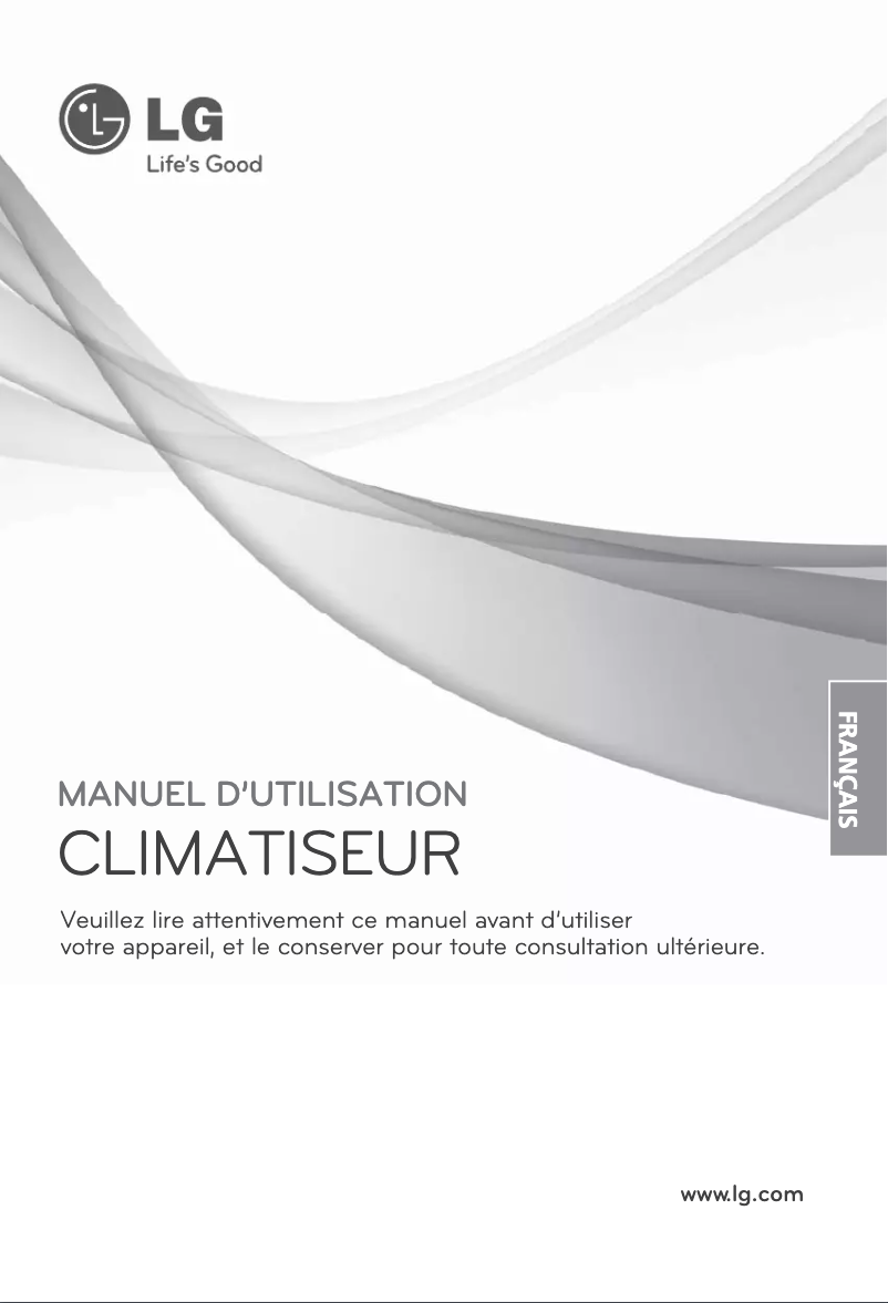 Page 1 de la notice Manuel utilisateur LG C18AWR