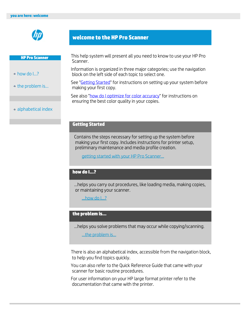 Page 1 de la notice Manuel utilisateur HP DesignJet HD