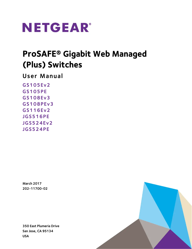 Page n°1 - Manuel utilisateur Netgear ProSafe GS108PP