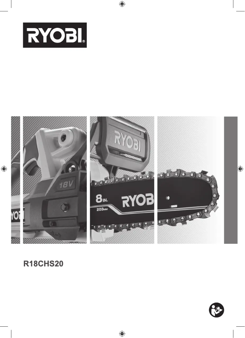 Page 1 de la notice Manuel utilisateur RYOBI R18CHS20