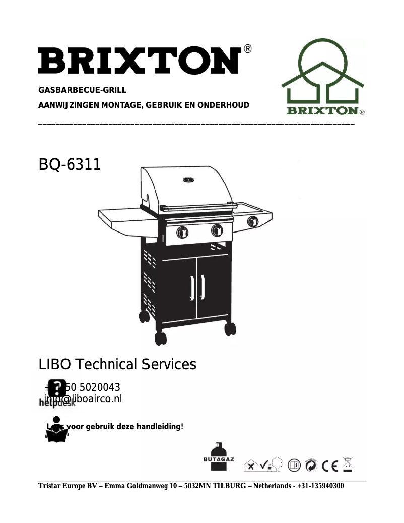 Image de la première page du manuel de l'appareil BQ-6311