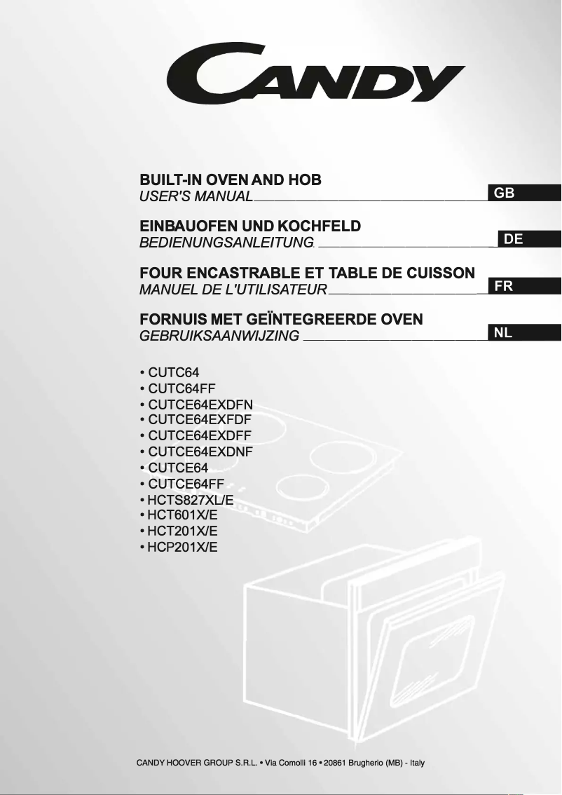 Image de la première page du manuel de l'appareil PCHT14CXCUTCEX