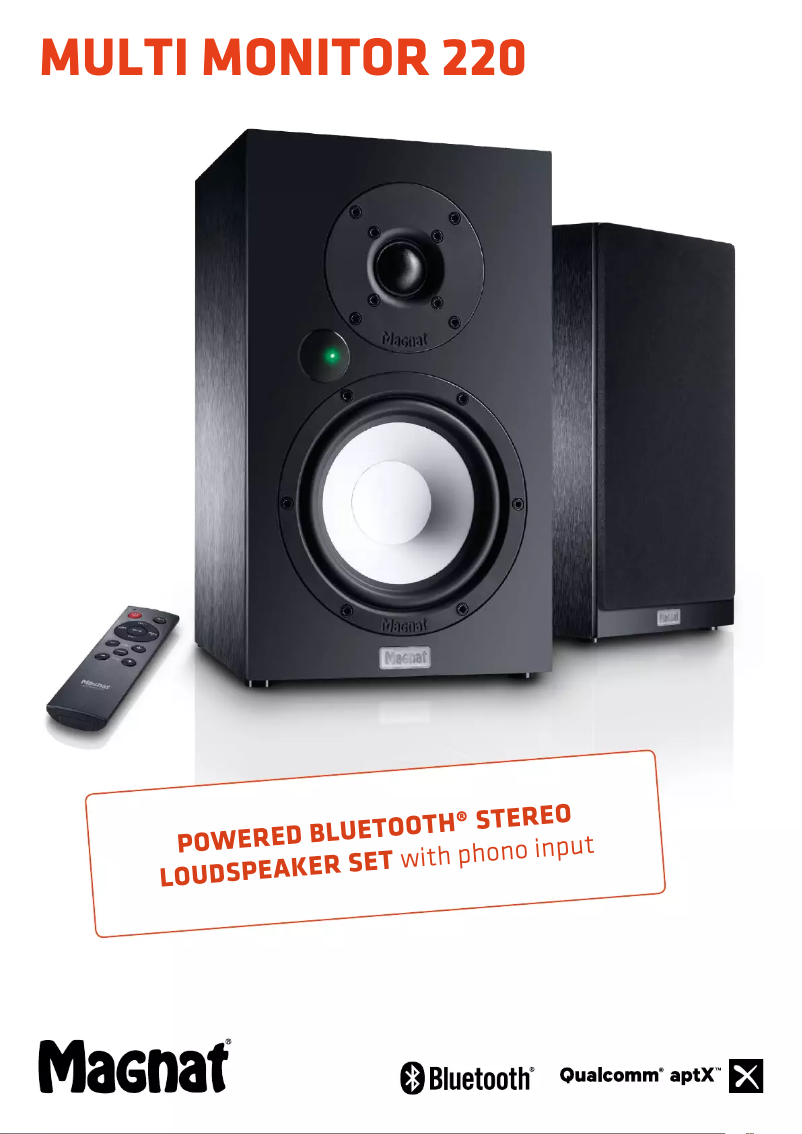 Página 1 del manual Ficha técnica Magnat Multi Monitor 220