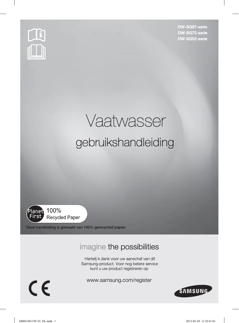 Page n°1 - Manuel utilisateur Samsung DW-SG522T