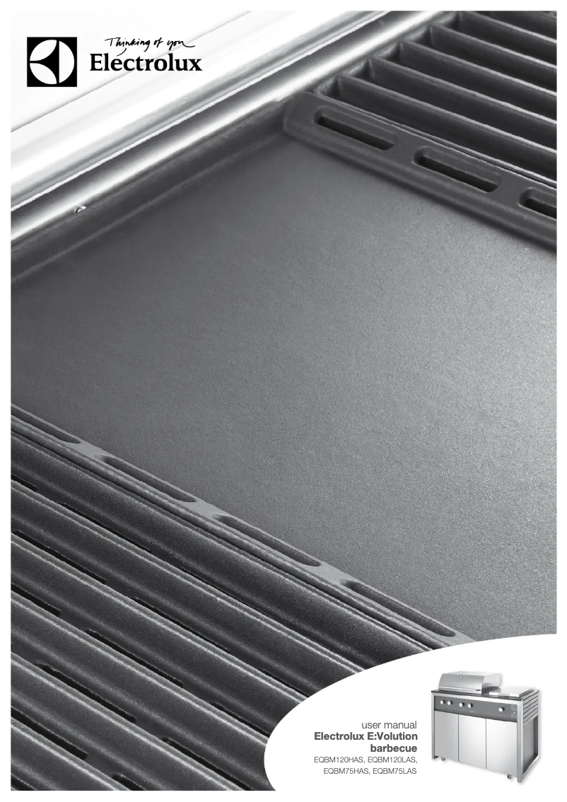 Image de la première page du manuel de l'appareil E:Volution EQBM120LAS