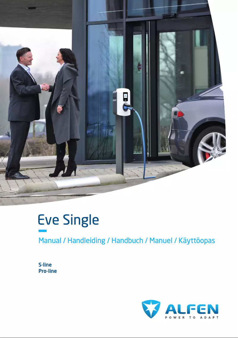 Page n°1 - Manuel utilisateur Alfen Eve Single