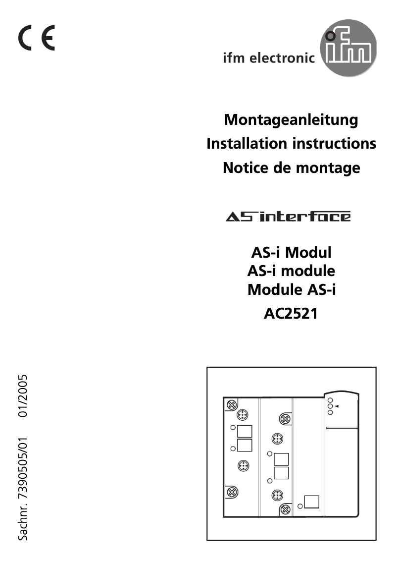 Image de la première page du manuel de l'appareil AC2521