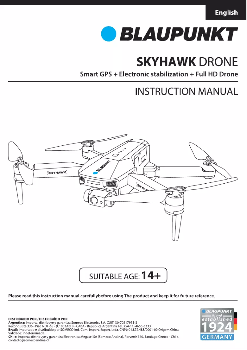 Page n°1 - Manuel utilisateur Blaupunkt SKYHAWK