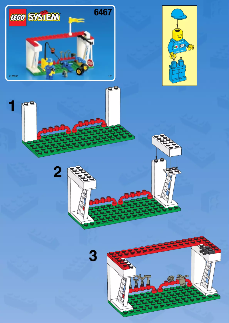 Page 1 de la notice Manuel utilisateur Lego City 6467