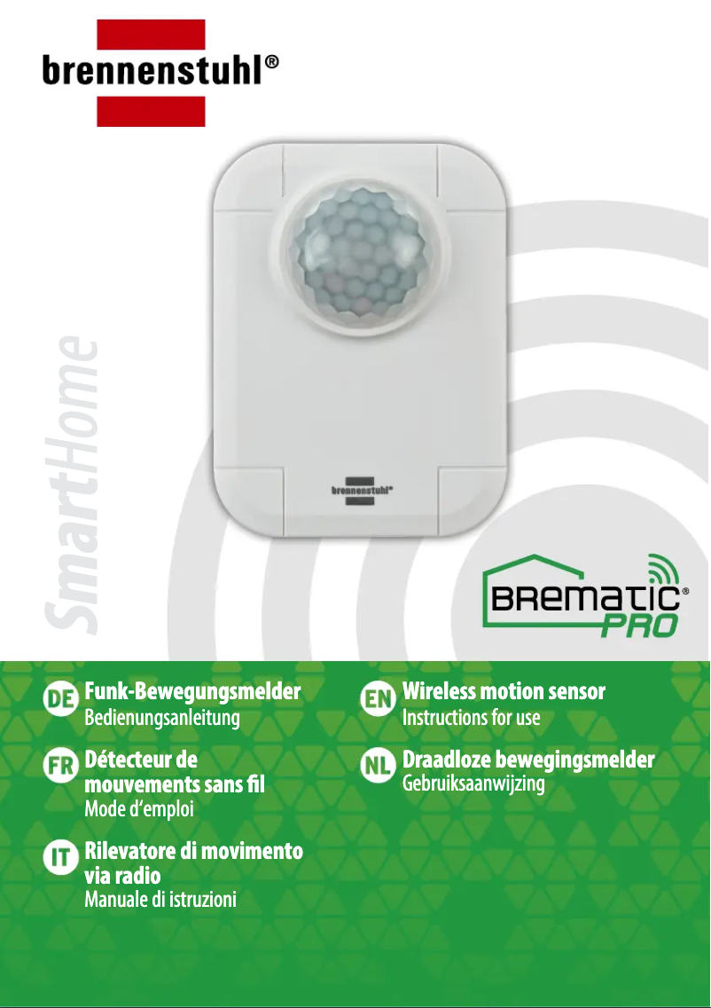 Image de la première page du manuel de l'appareil BrematicPRO BM 868 01