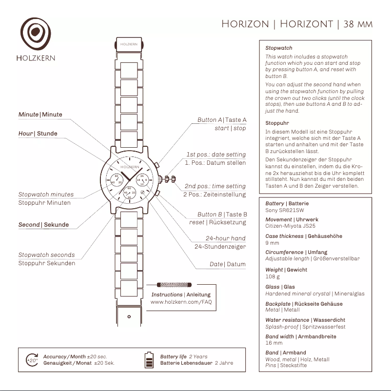Image de la première page du manuel de l'appareil Tropenmorgen