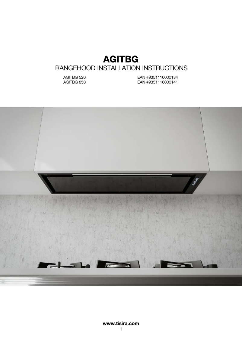 Page 1 de la notice Manuel utilisateur Tisira AGITBG520