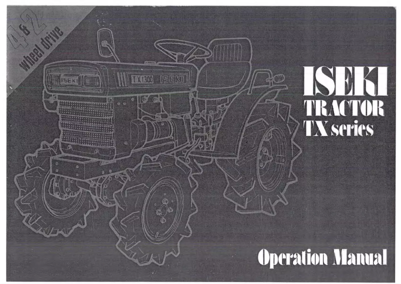 Image de la première page du manuel de l'appareil TX1000