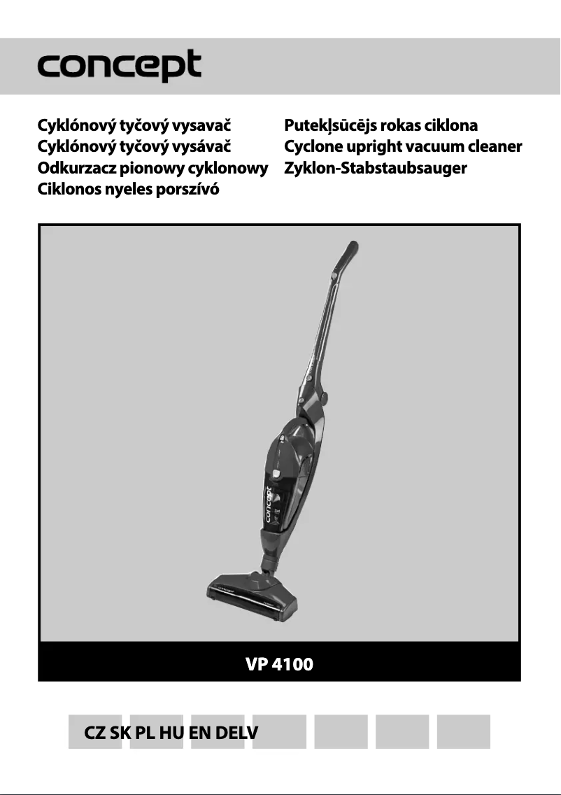 Page 1 de la notice Manuel utilisateur Concept VP-4100